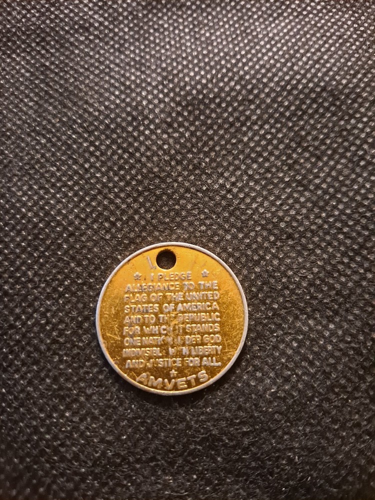 1961 FREEDOM 7 AMVETS TOKEN! e8253UXX