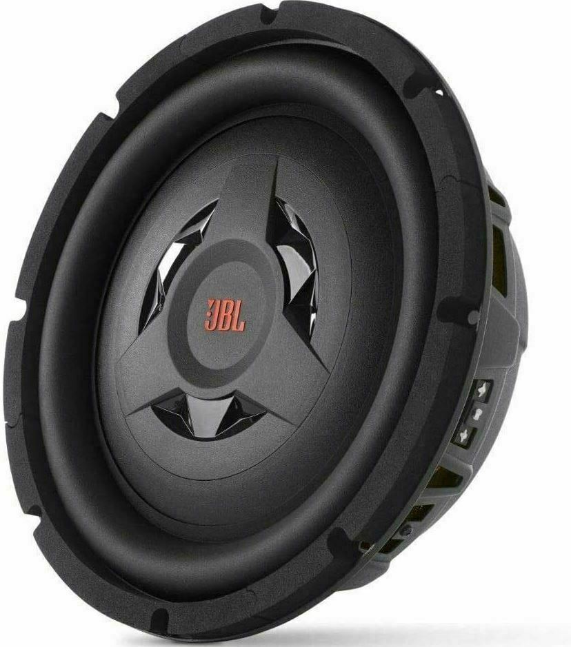 JBL Club WS1000 800W 10" 2 or 4-Ohm Selectable Shallow-mount Car Subwoofer