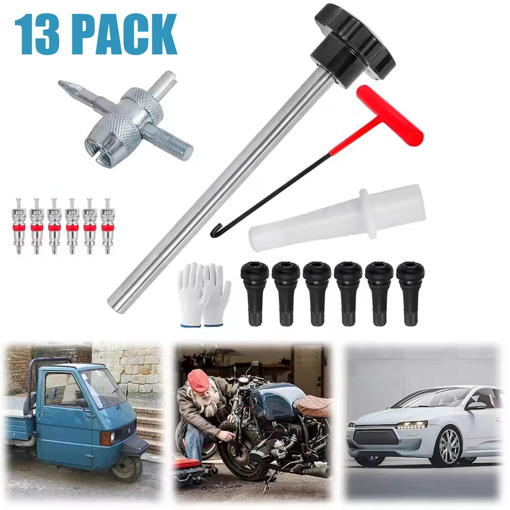Quick Change Tire Valve Tool Kit Replacement Quick Change Tire Valve Core Tool