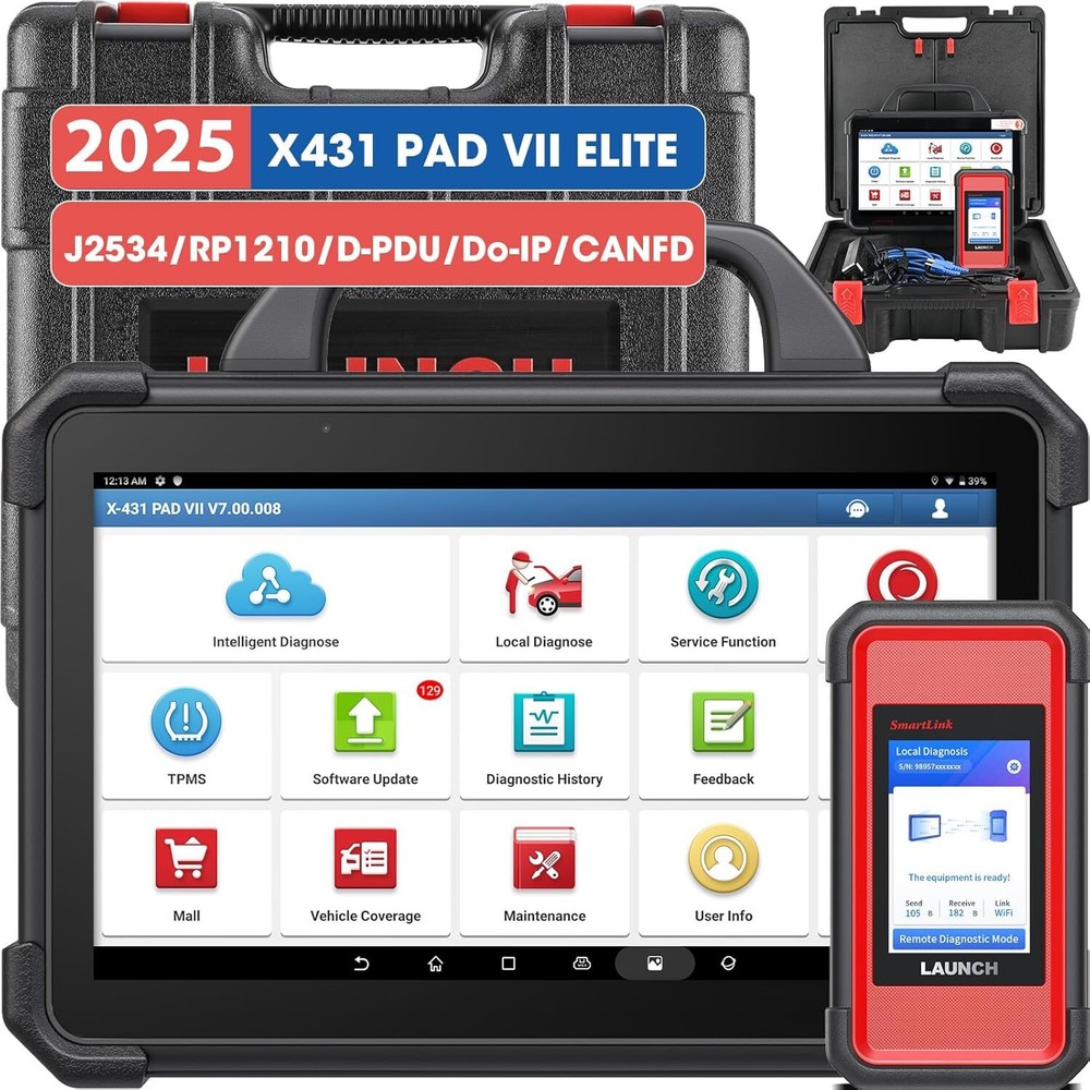 2025 LAUNCH X431 PAD VII ELITE PAD 7 PRO Diagnostic Scan Key Programming Coding