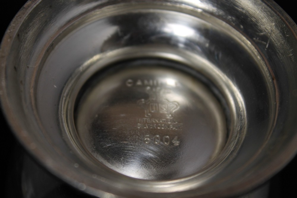 Vintage International Silver Company CAMILLE SILVERPLATE CREAMER 6004 Marked