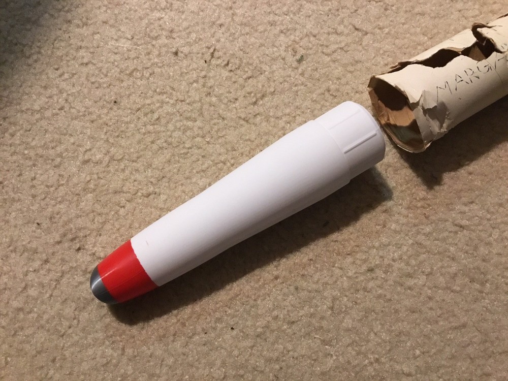Estes Python #2129 Replacement Nose Cone And Center Plug Pre-painted