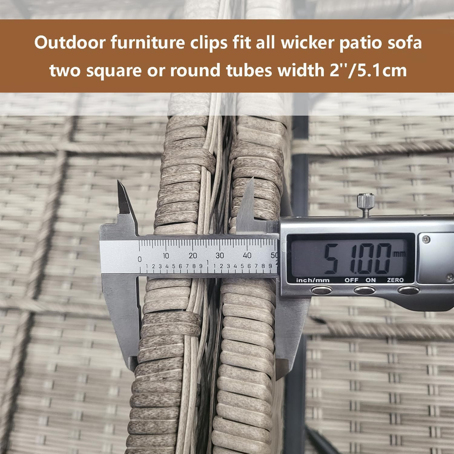 12 Pieces Outdoor Patio Furniture Clips for Wicker Sectional Couch Sofa Furnitur