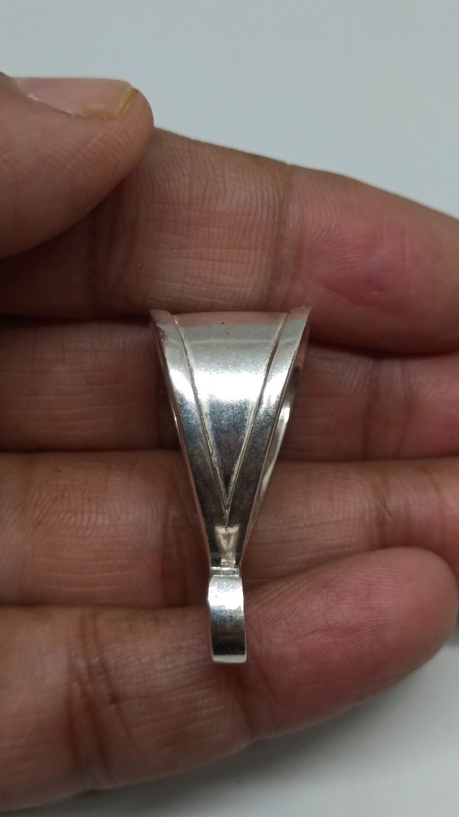 New XXX Huge Thick Solid Open Loop Bail 925 Sterling Silver Findings Repair 35mm