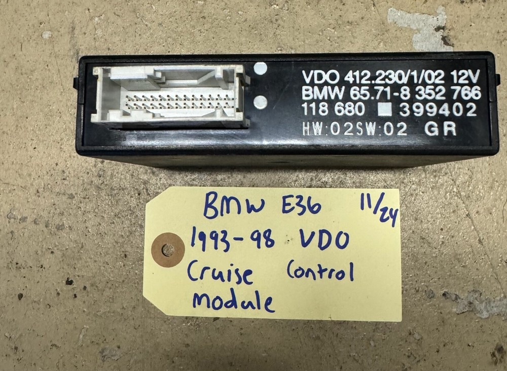 1993-1998  BMW E36 VDO Cruise Control Module OEM