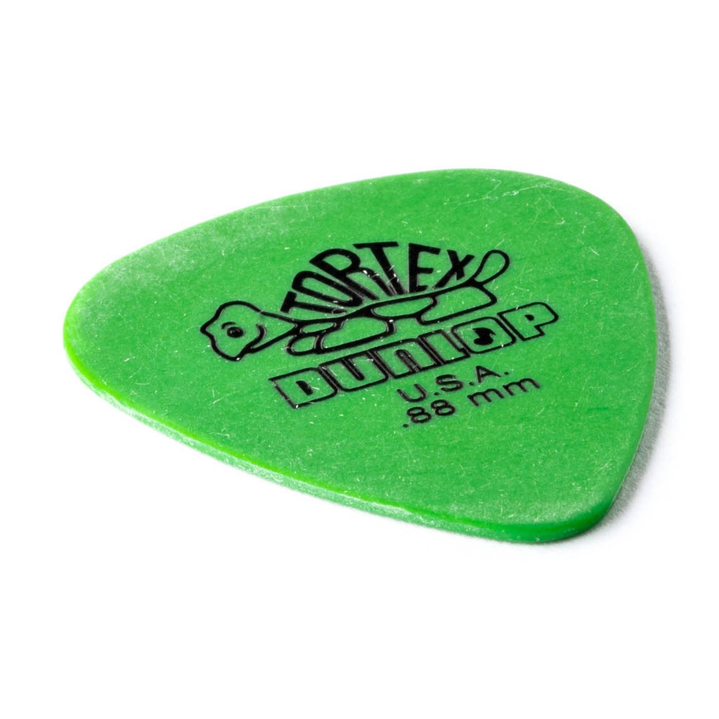 Dunlop 418P.88 Tortex Standard .88mm Green Guitar Picks 12-Pack