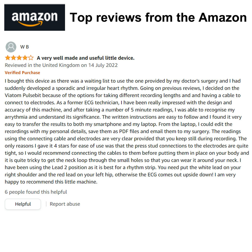 Touch Screen EKG Monitor Heart Monitor with ECG Cable AI-ECG Analysis via App