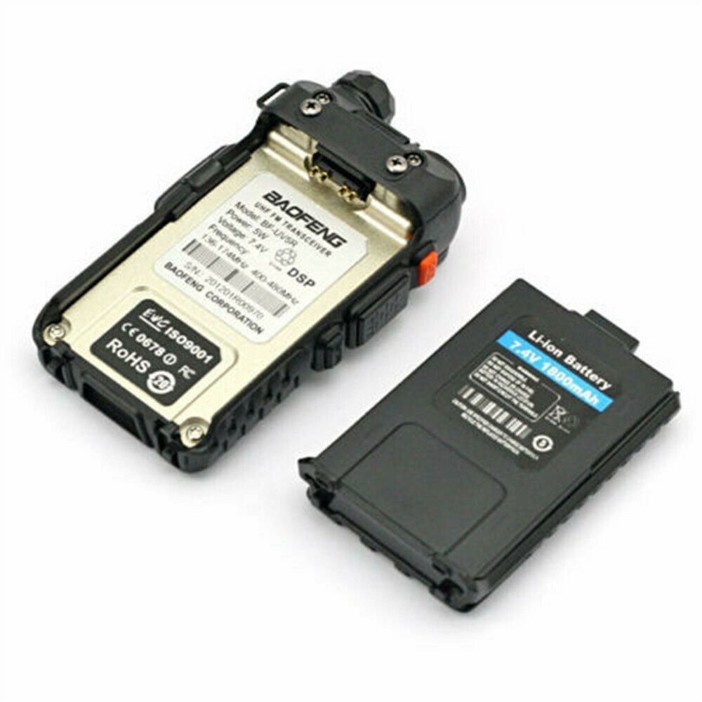 Baofeng UV-5R VHF UHF Dual-Band FM Ham 5W Portable Two-way Radio Walkie Talkie