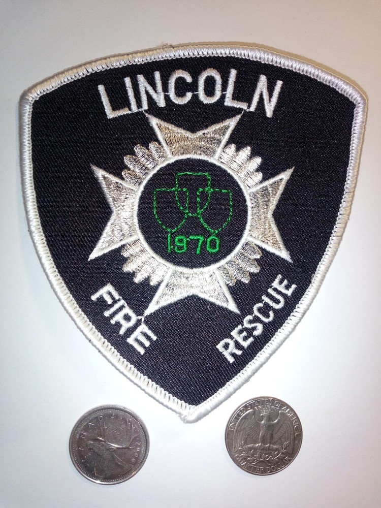 Lincoln Fire Rescue Patch Badge Crest