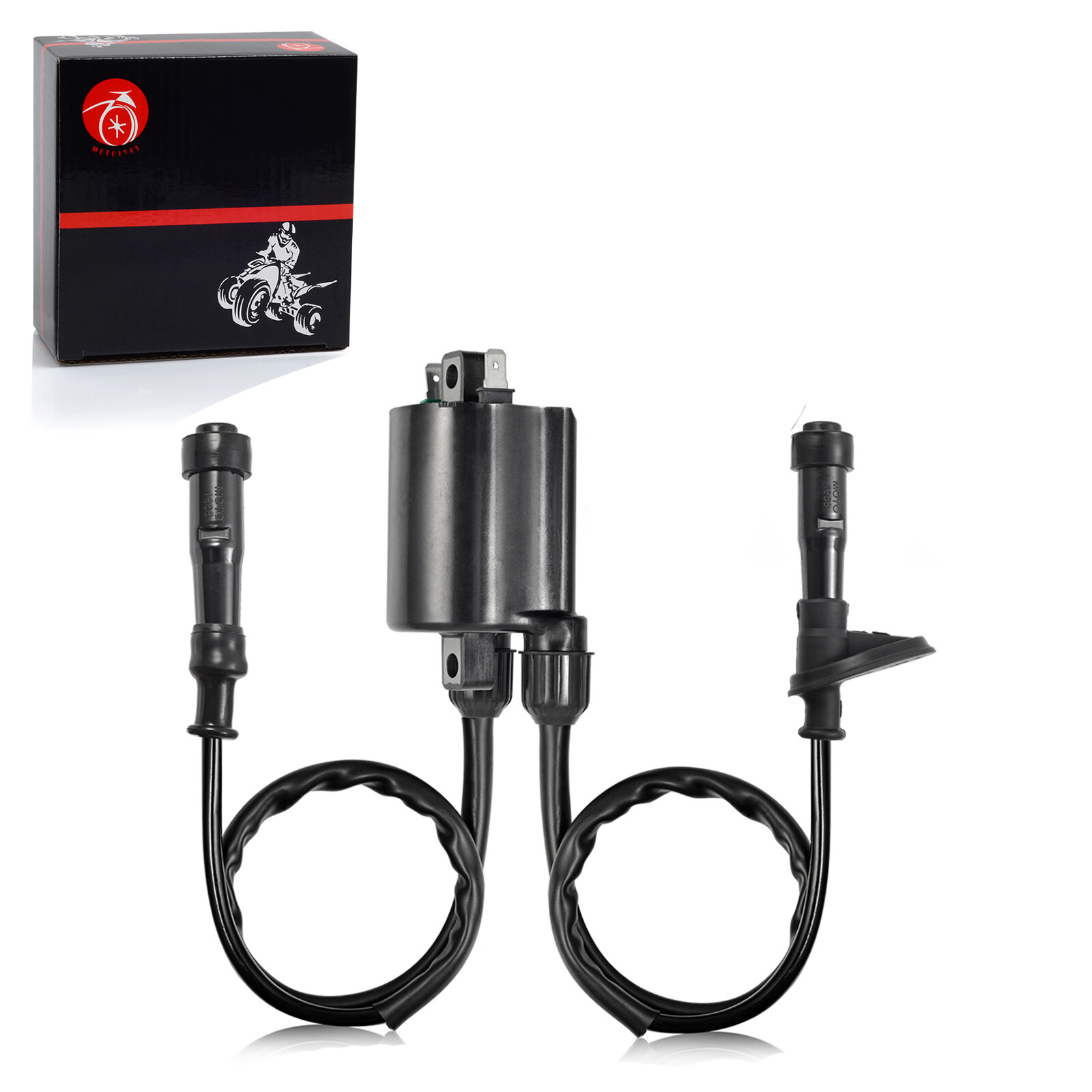 Set of 2 Ignition Coils + Caps For Shadow Spirit 750 VT750DC VT750C2 2001-2009