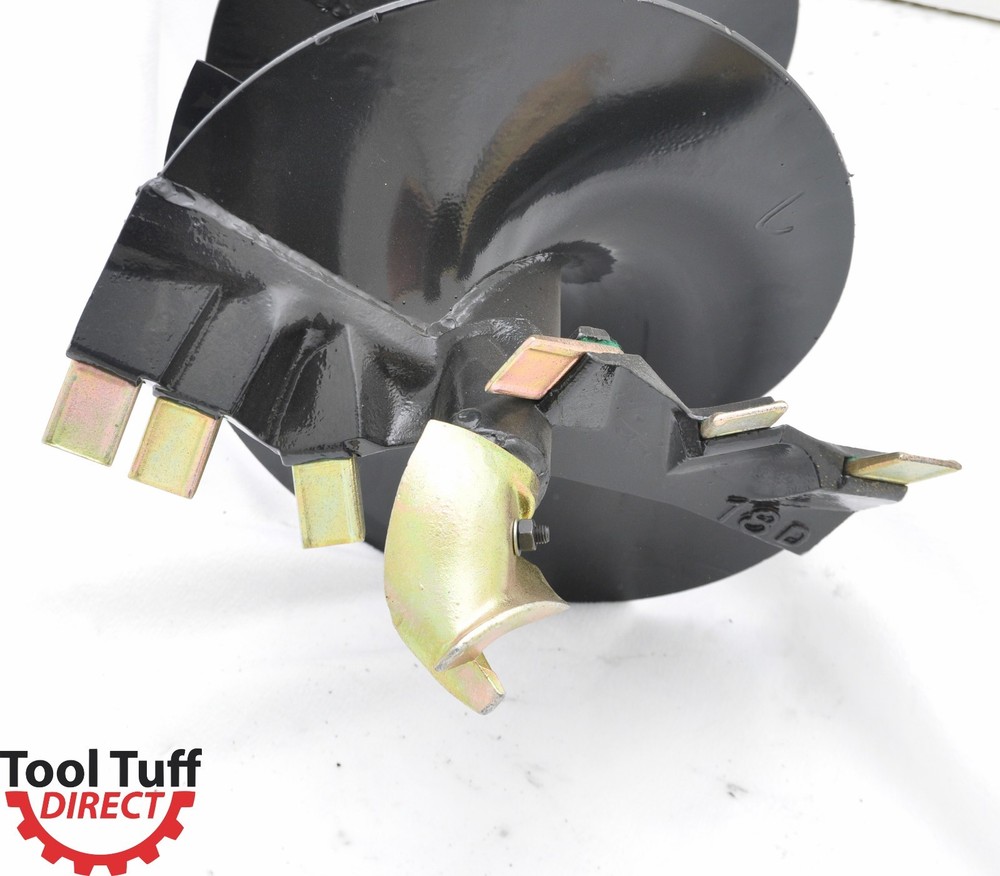Skid Steer Earth Auger Bit, 24" Diameter, 2" Hex Drive