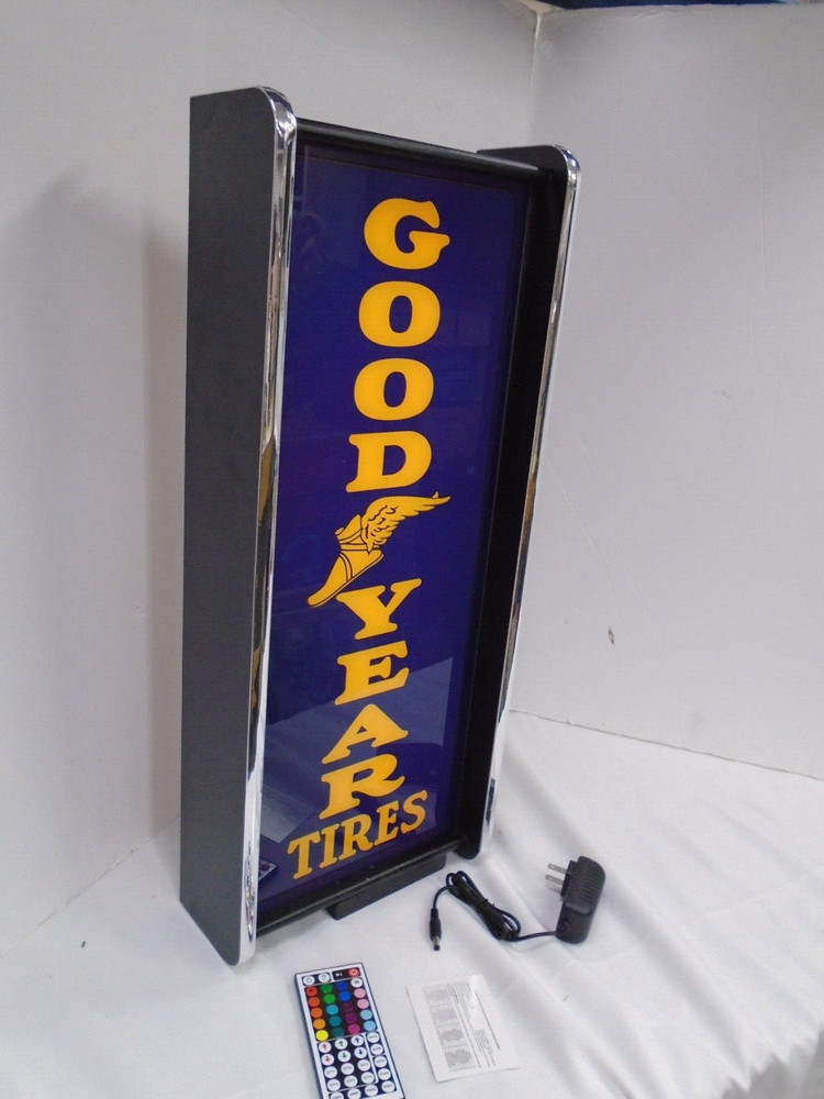 Goodyear Tires LED Display lighted sign lightbox Wall Hanging Light
