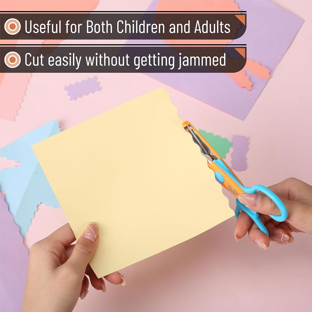 Mr. Pen- Craft Scissors Decorative Edge, 6 Pack, Scissors, Zig Bright 2