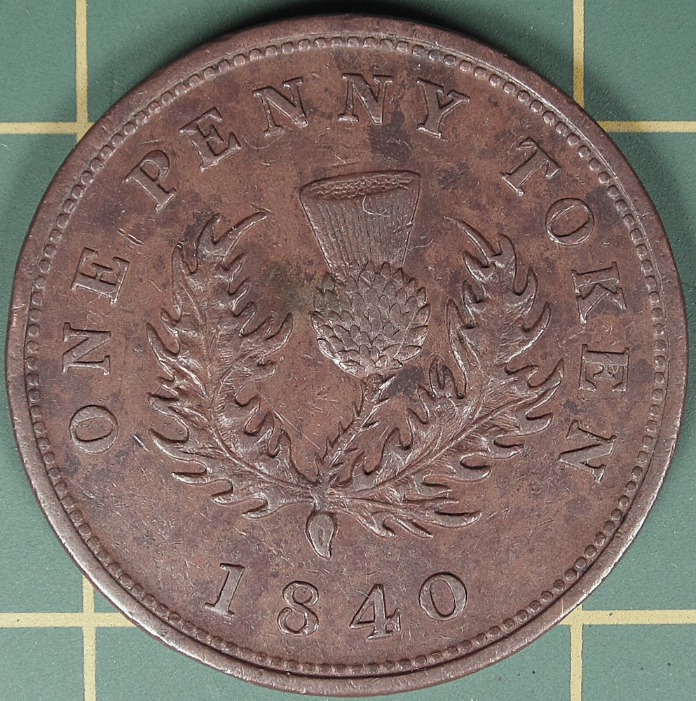 1840 Nova Scotia 1d token NS-2C1