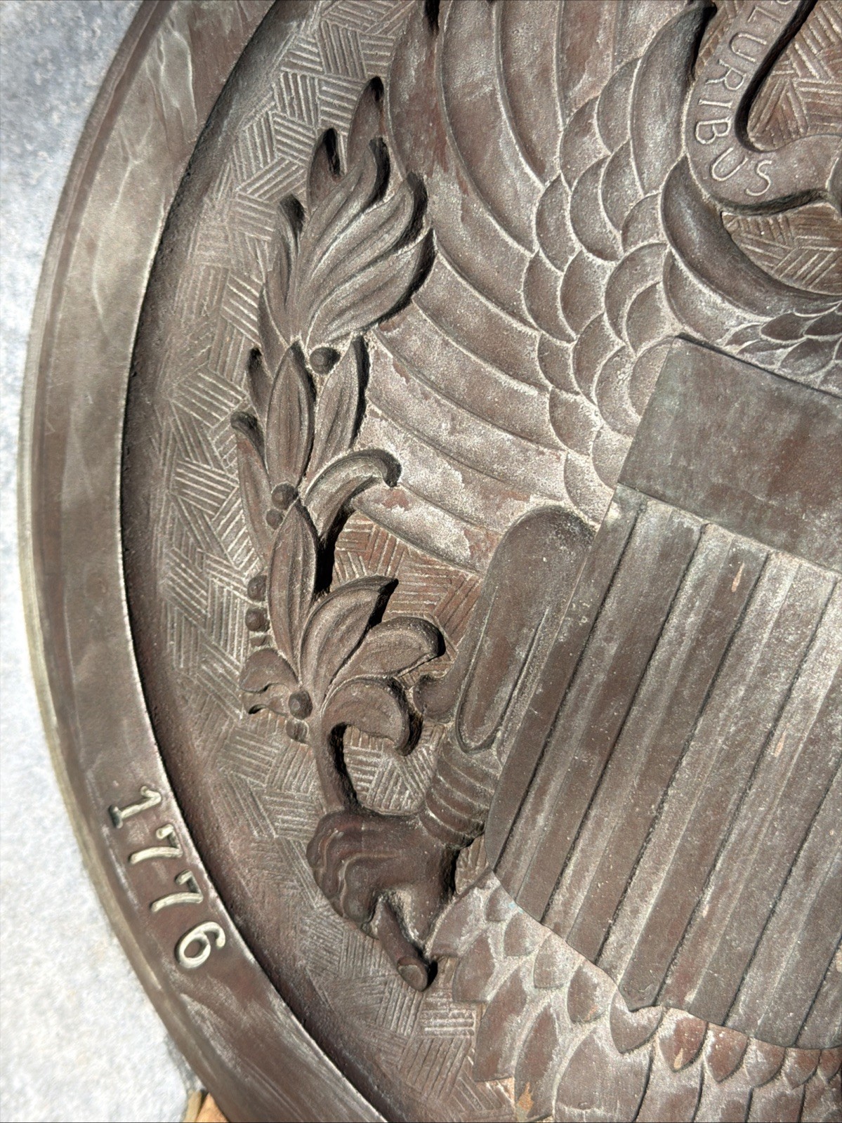 VTG Industrial Aluminum & Bronze Foundry Mold American Eagle Bicentennial ’76