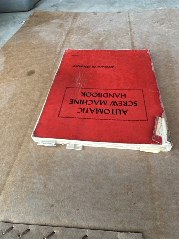 Brown & Sharpe - Automatic Screw Machine Handbook