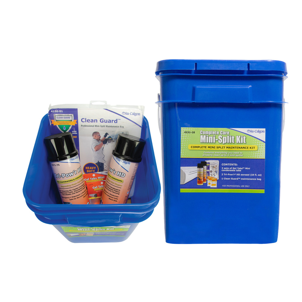 Nu-Calgon 4151-18 Complete Care Mini Split Cleaning Kit HVAC