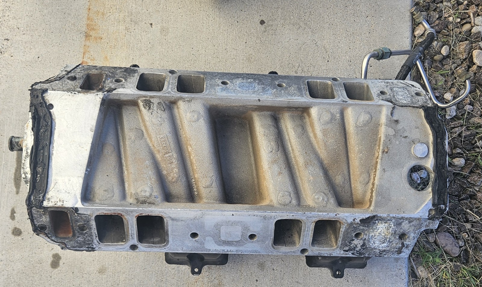 MerCruiser EFI 502 Magnum Upper & Lower Intake Manifold, Wiring Harness, ECM NR!