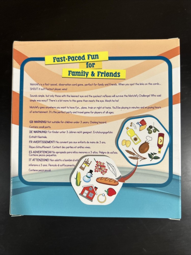 Matchify Card Game: MadeOf