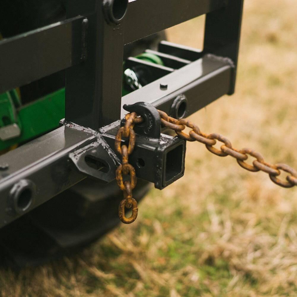 Titan Attachments 3 Point Hitch Receiver Suitcase Rack Cat 1/2