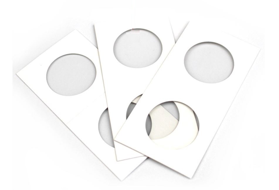 200 X Penny Cent / Dime 20mm 2x2 Cardboard Mylar Coin Holder Flip-US 1&10 cent