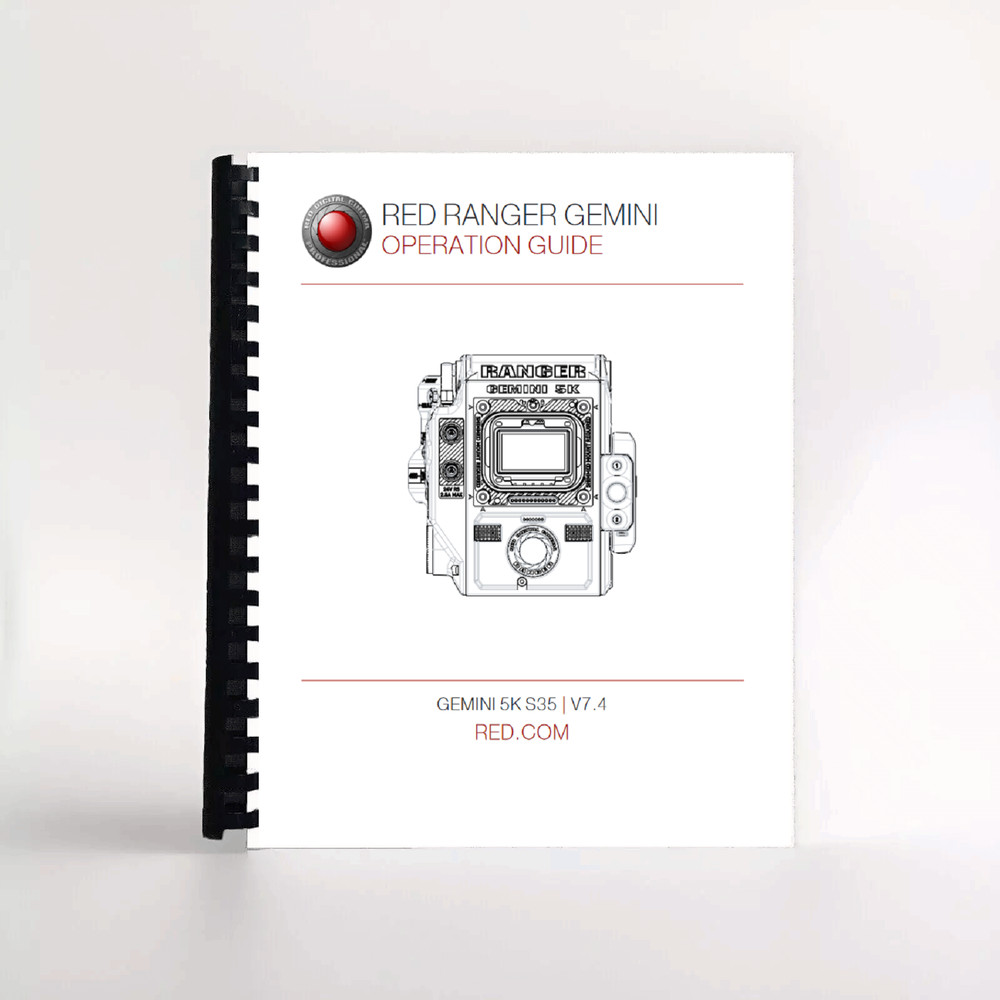 RED Ranger Mini Operation guide Manual