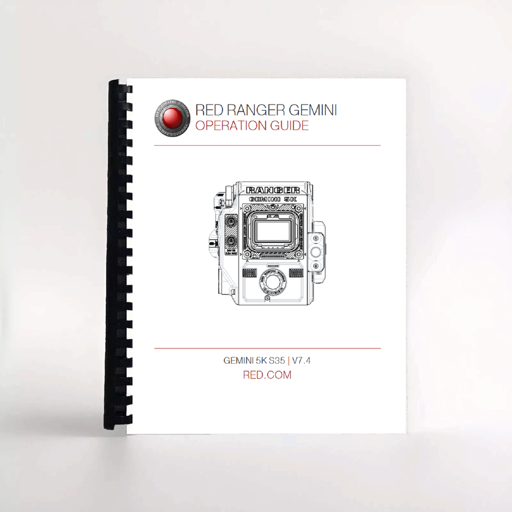 RED Ranger Mini Operation guide Manual