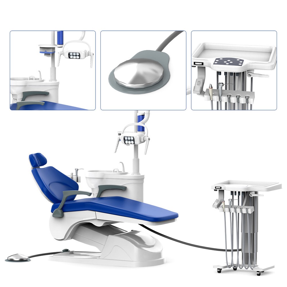 Dental Unit Chair DC Motor Computer Controlled/Delivery Suction Unit Compressor