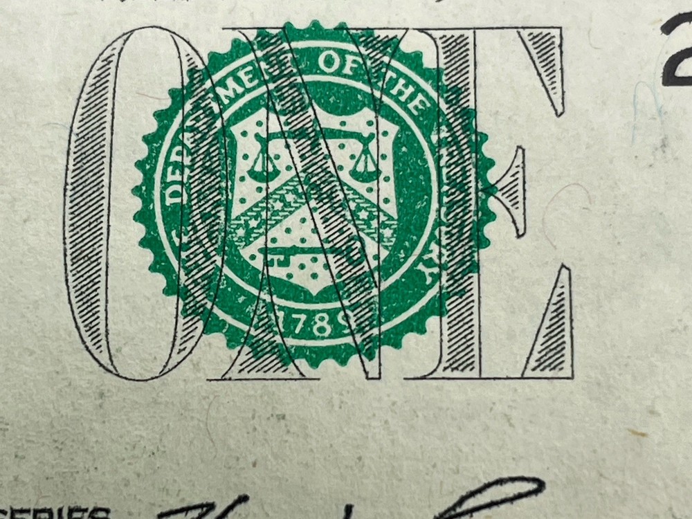 OFFSET THIRD PRINT ERROR Serial #’s & Treasury Seal MISALIGNED SET OF TWO 💵💵