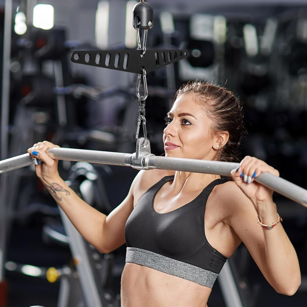 Professional Multi-Grip LAT Pulldown Bar for Home Gym Cable Systems