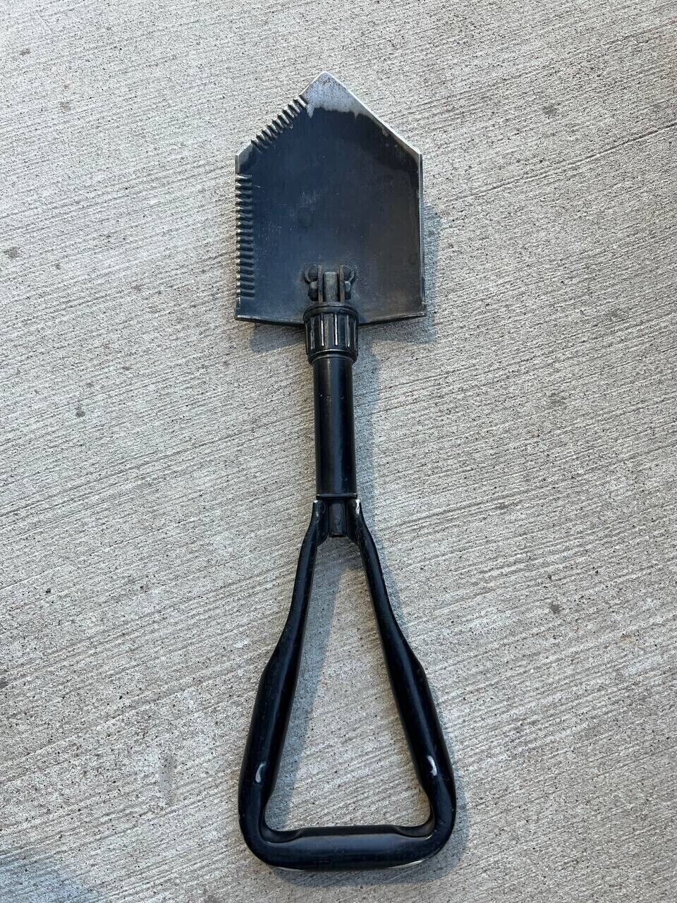 AMES US Military E TOOL ENTRENCHING TOOL SHOVEL & ACU COVER CASE POUCH VGC