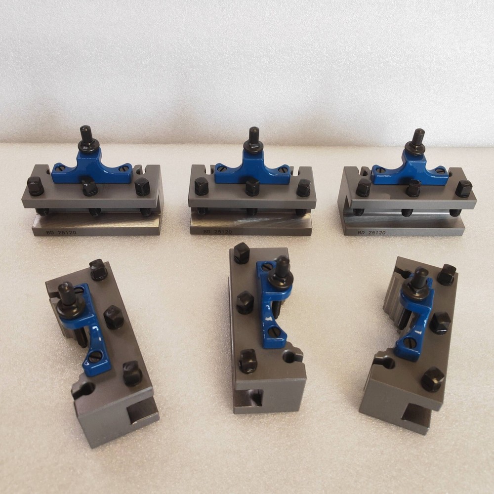 5PCS Fine Ground BD25120 Turning Tool Holder 4 B Multifix Quick Change Tool Post