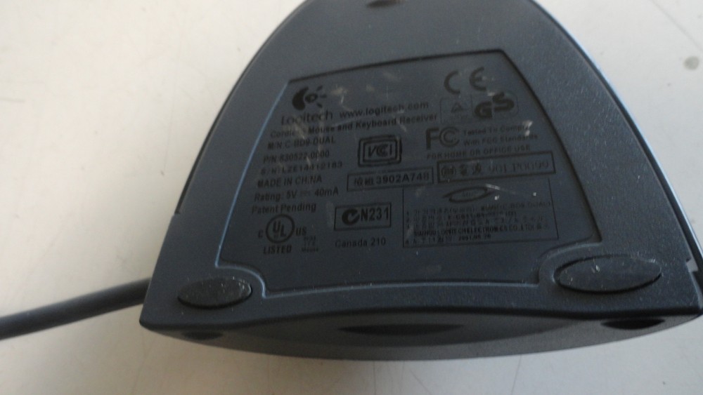 BB5: LOGITECH C-BD9-DUAL Cordless Mouse and Keyboard Receiver