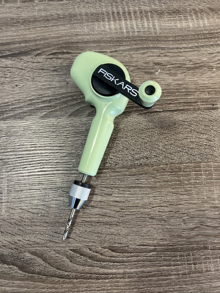 Fiskars Hand Drill 85167097J Manual Craft Tool with Bits DIY Projects & Hobbies