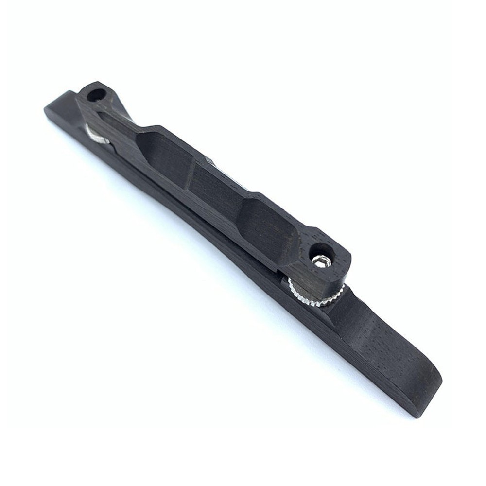 Premium Ebony Mandolin Bridge Height Adjustable for Smooth Playing Experience