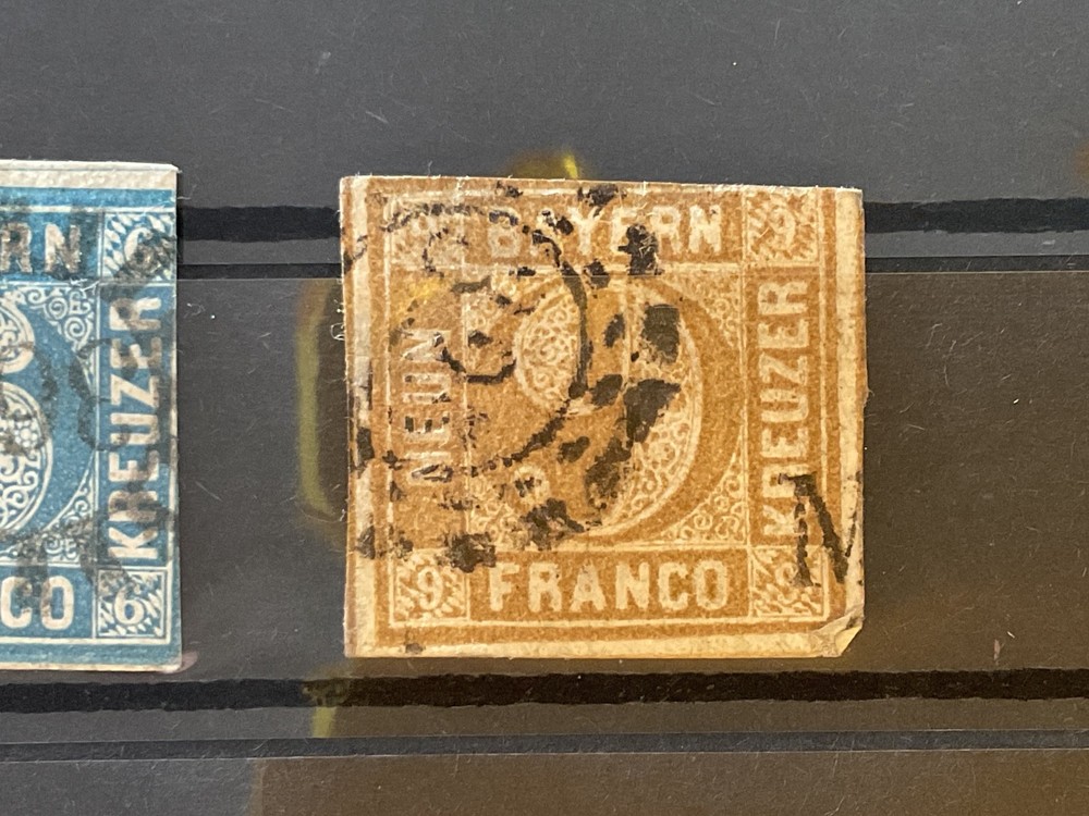 Germany Bavaria 1850 - 1862 used stamps B3447