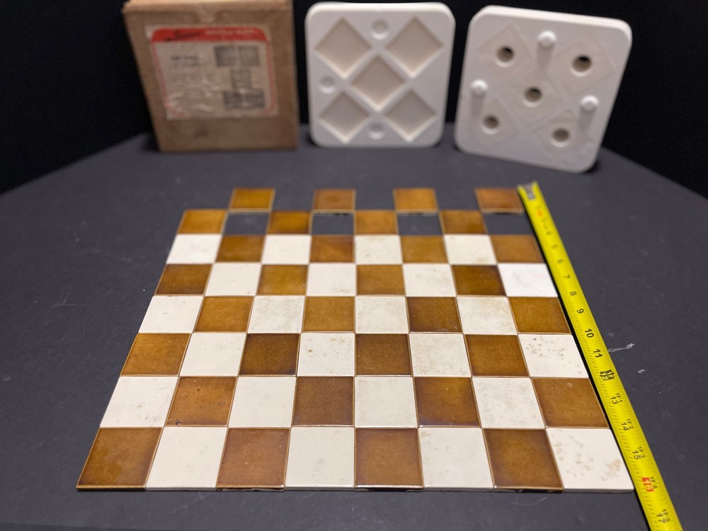 CHESS SET making kit - Ceramic tiles kit for making chess boards - Duncan Chess