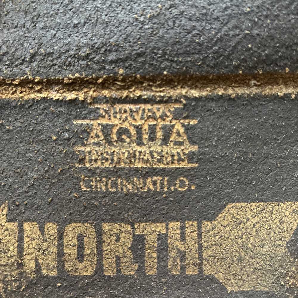 Vintage Aqua Survey Instruments Cincinnati OH Leather Case Dip Compass