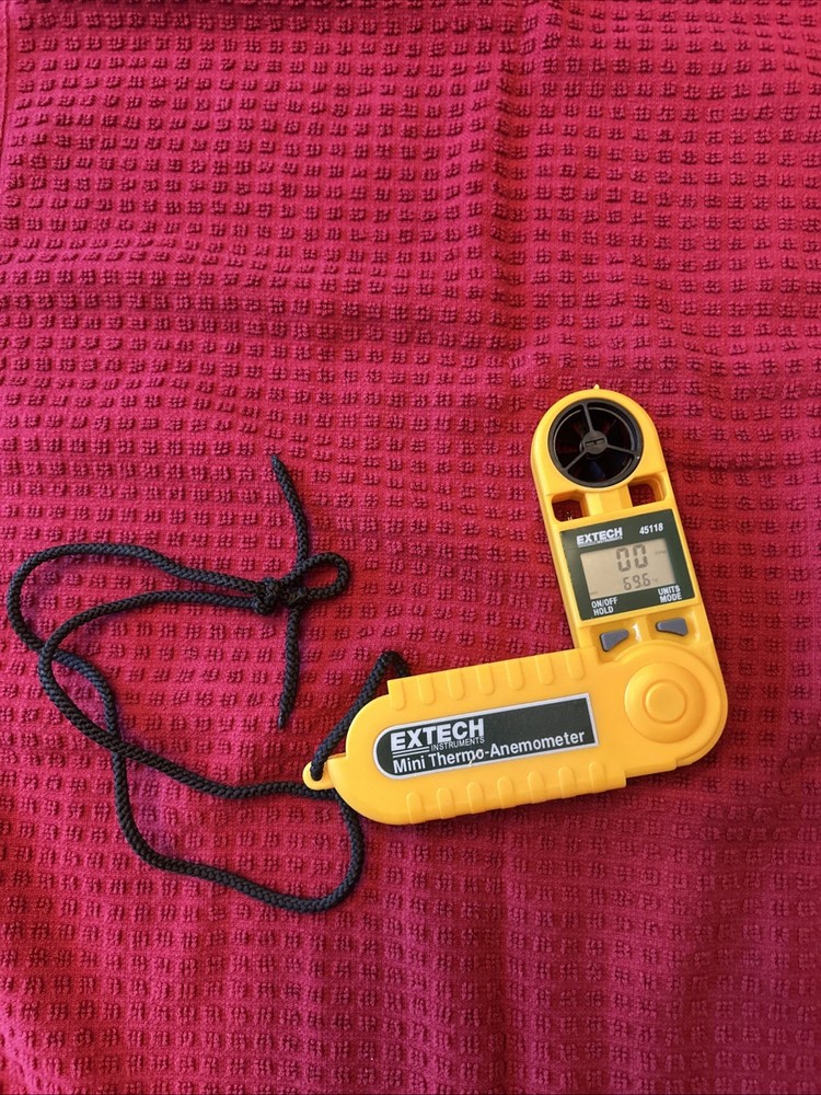 Extech 45118 Mini Thermo Anemometer Digital Vane Probe Wind Speed