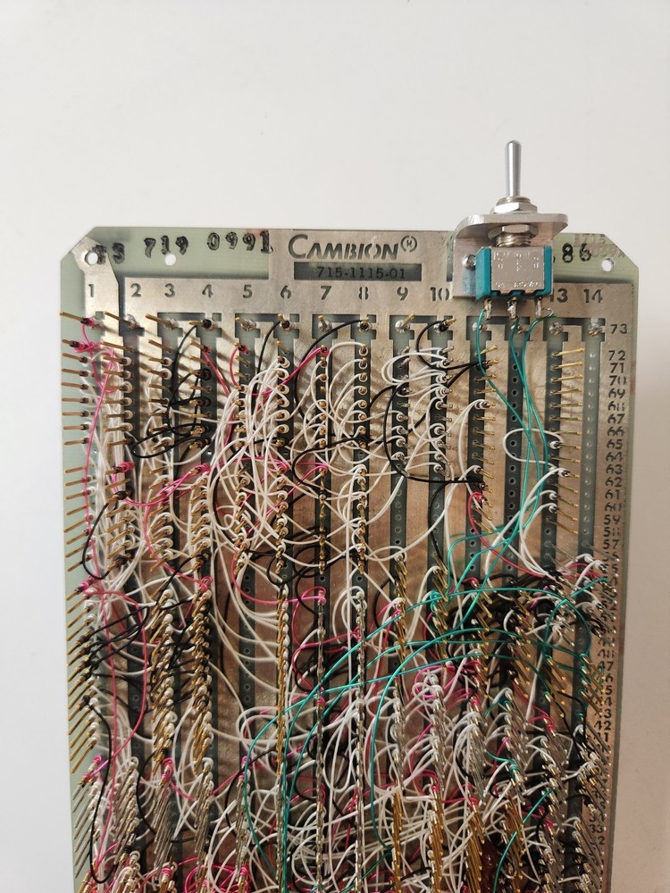 Cambion Wire Wrap Pin Board With Integrated Circuits