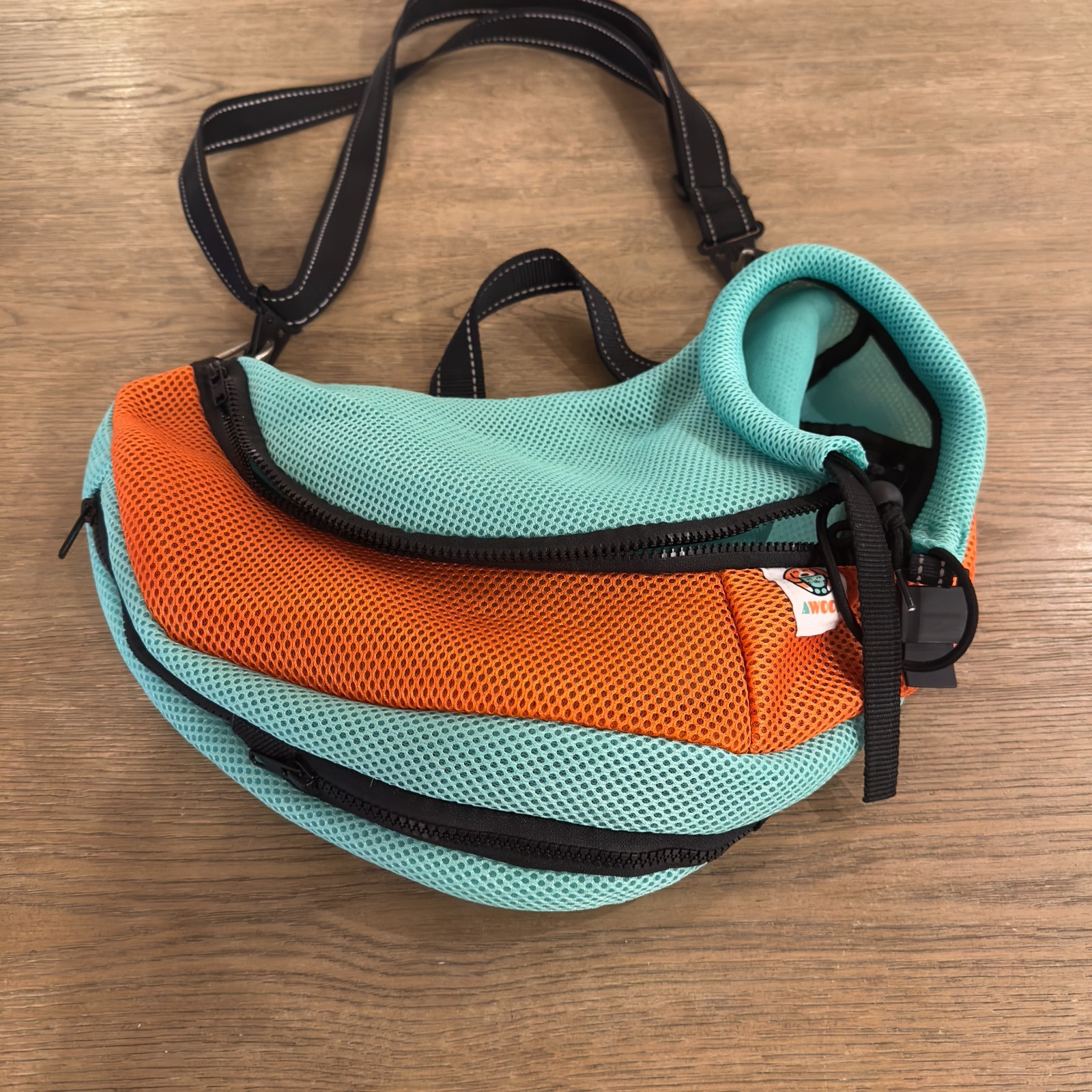 AWOOF Brand-Cat Grooming Bag-Adjustable Cat Bathing Bag-Anti Scratch Bite Device