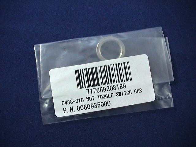 GRETSCH 0438-01C CHROME TOGGLE SWITCH NUT 006-0935-000 NEW!!
