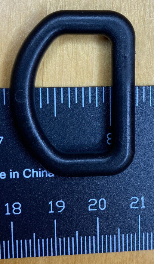 D-Ring 1"/25mm Plastic for Straps/Tactical Gear