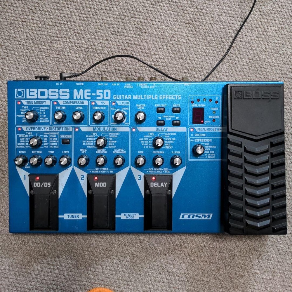 BOSS ME-50 Guitar Multiple Effects Processor Multi Effector Pedal