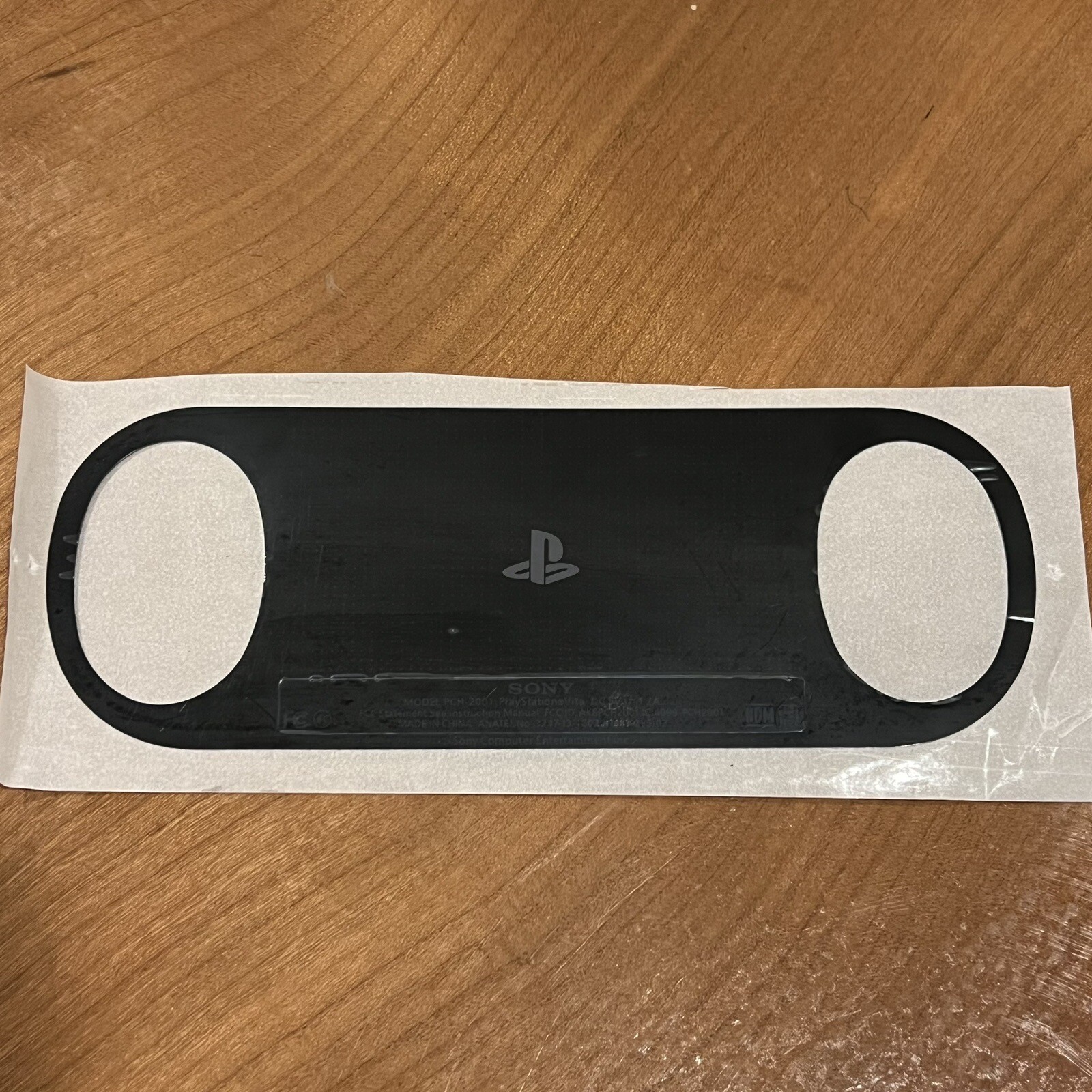 Black PlayStation PS Vita Slim 2000 Rear Touchpad Label Sticker Replacement