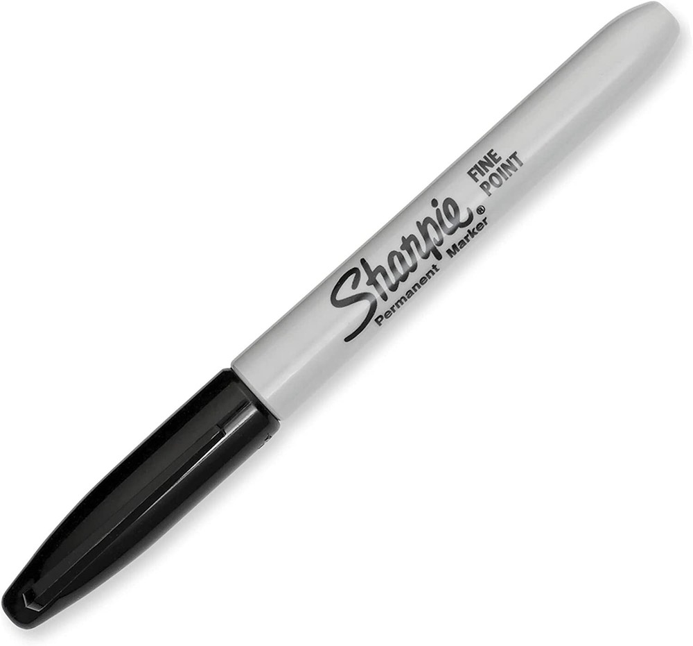 Sharpie Permanent Marker Fine Point, Black 5 pack (SAN30665)