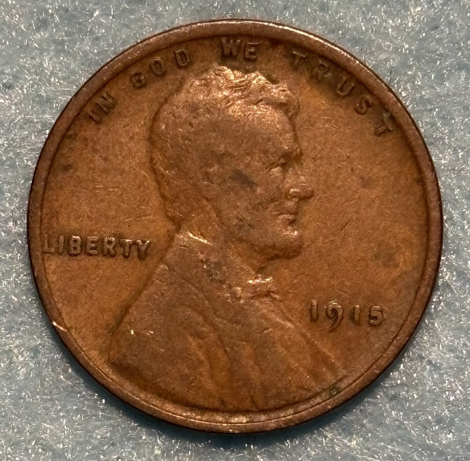 1915 P - Lincoln Wheat Penny - G/VG X-274