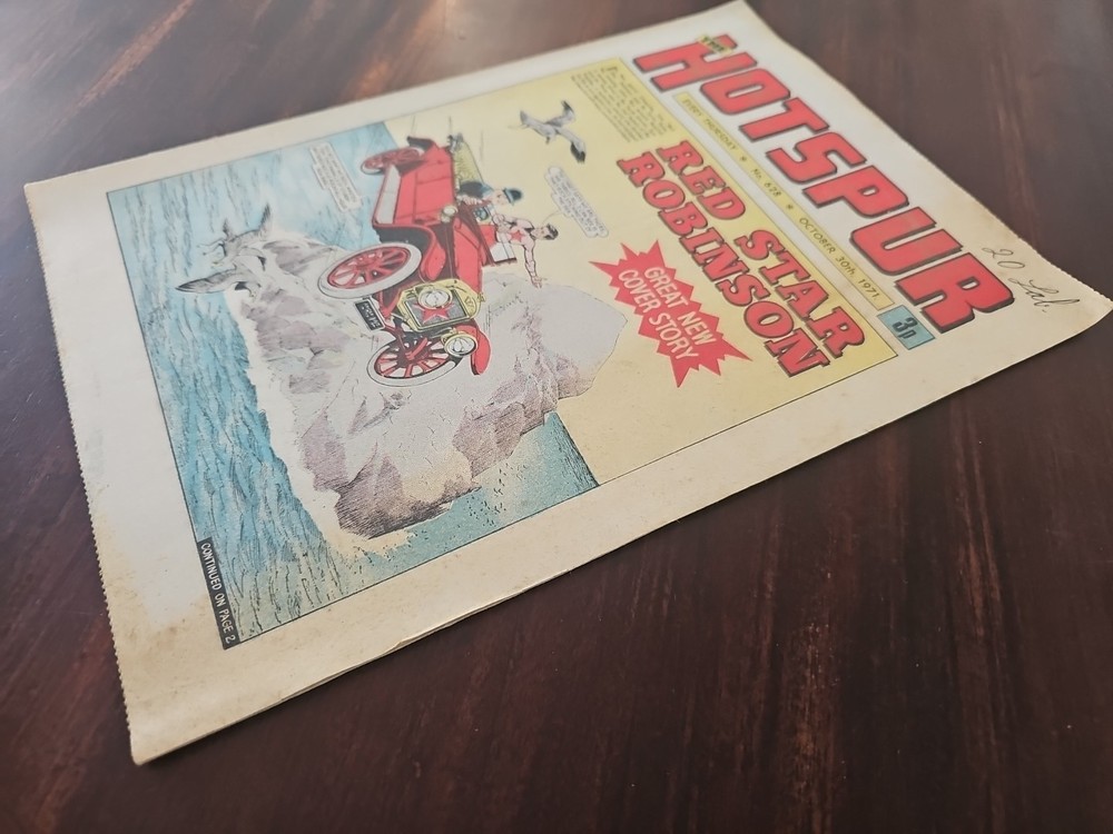 The Hotspur comic October 30th 1971 Issue No. 628