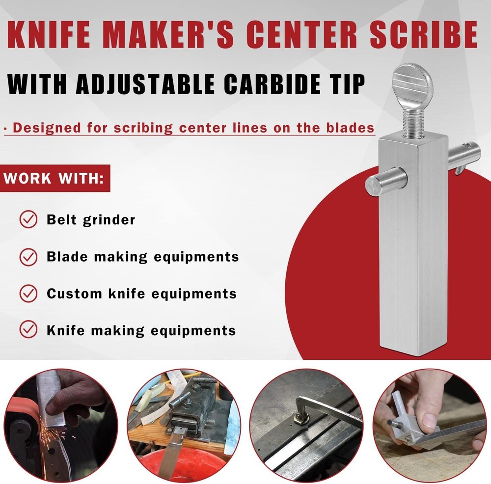 Knife Maker's Center Scribe Edge Line Scriber Belt Grinder Blade Making Tools