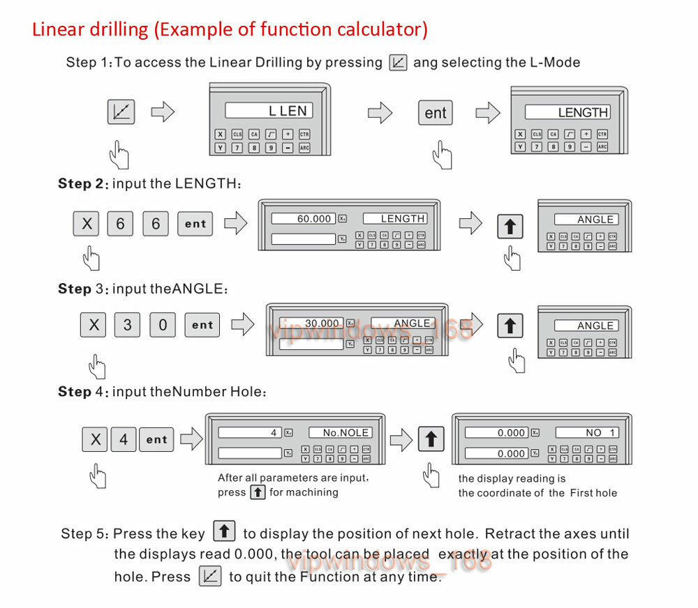 2 Axis Digital Readout DRO Display 8" 38" 5um Linear Scale Encoder CNC, US STOCK